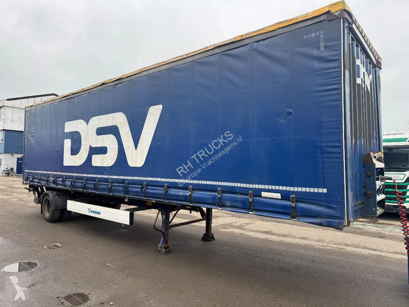 Sættevogn Krone SE 1 AXLE - SLIDING ROOF BÄR...