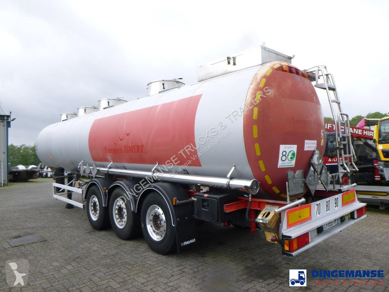 Oplegger Magyar Chemical tank inox L4BH 32.5 m3...