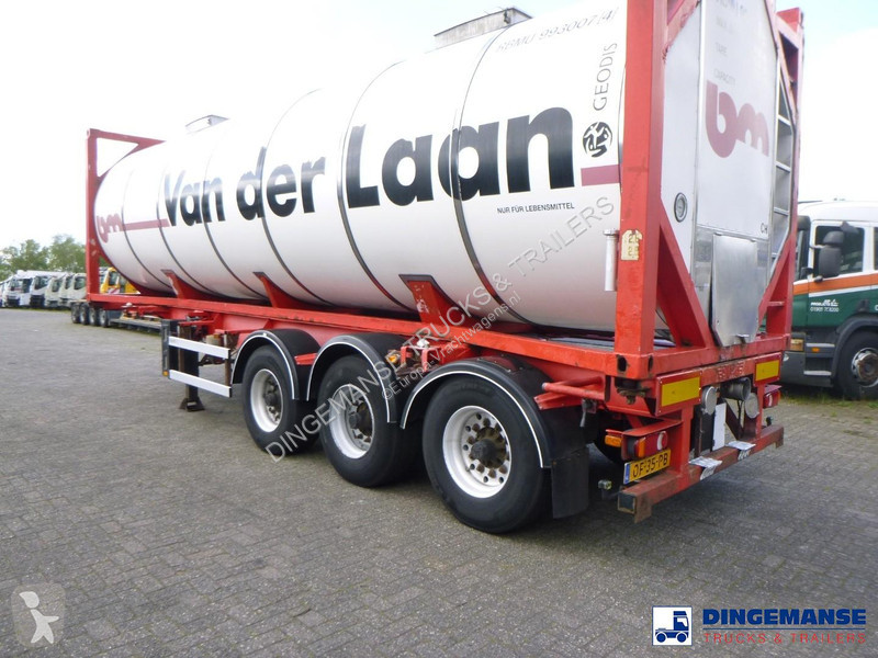 Semirimorchio Burg 3-axle container chassis...
