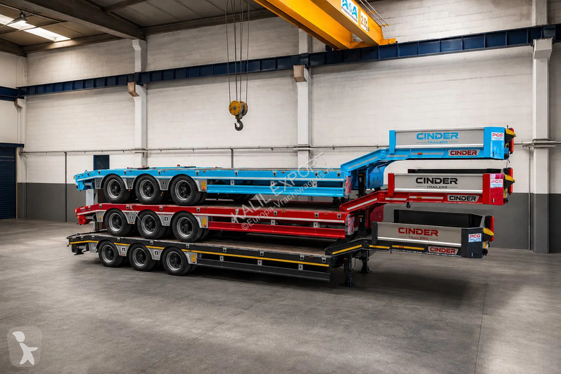 Oplegger  Low Bed 3 Axle Full Spring 60 Ton...