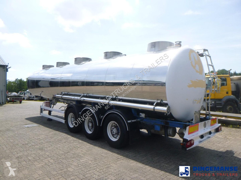نصف مقطورة Magyar Chemical tank inox L4BH 32.5...