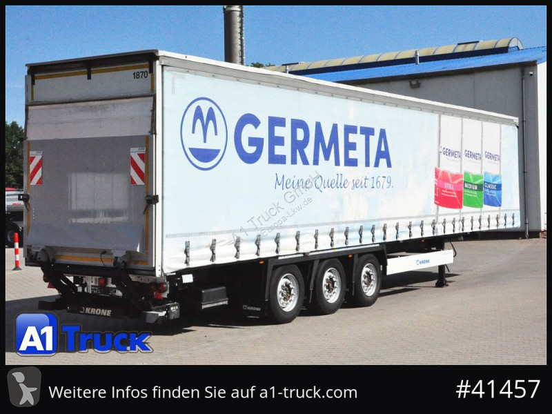 نصف مقطورة Krone SD, Getränke, Safe Curtain,...