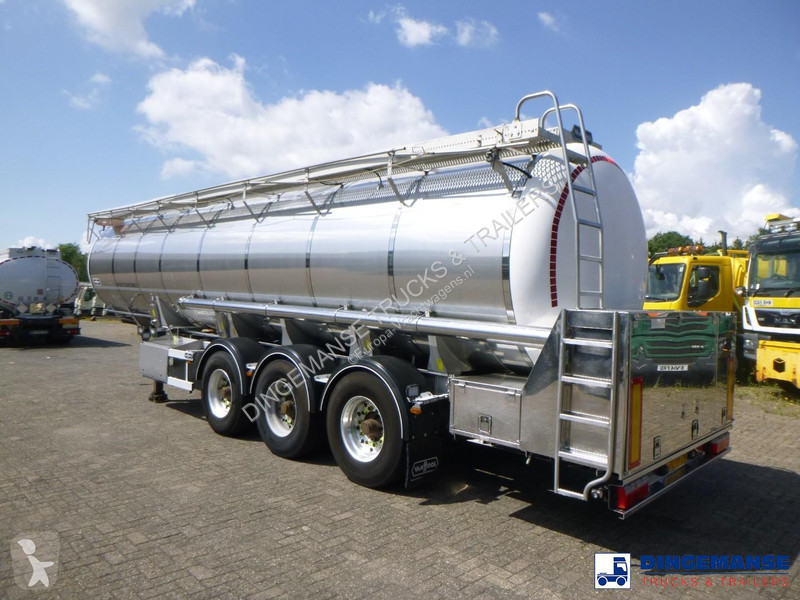 نصف مقطورة Van Hool Food tank inox 28.5 m3 / 3...