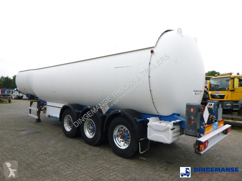 Oplegger  Gas tank steel 46.9 m3 / 1 comp + pump