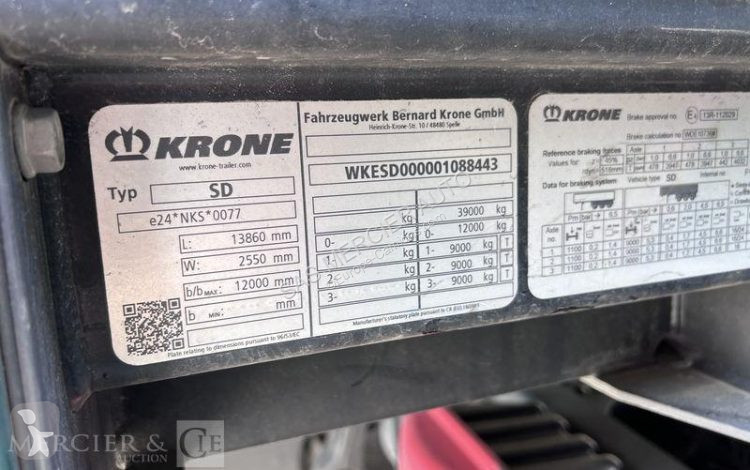 Semi remorque Krone