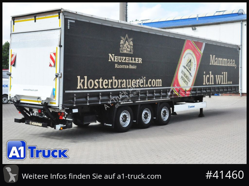 نصف مقطورة Krone SD, Getränke, Safe Curtain,...