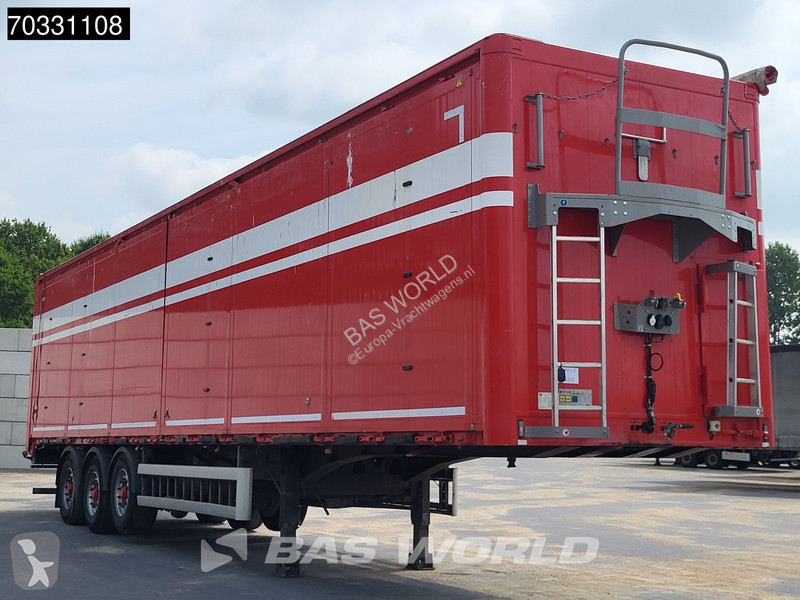نصف مقطورة Knapen K600 Side Doors 10MM Lift Axle