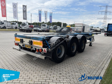 Semi remorque porte containers Van Hool