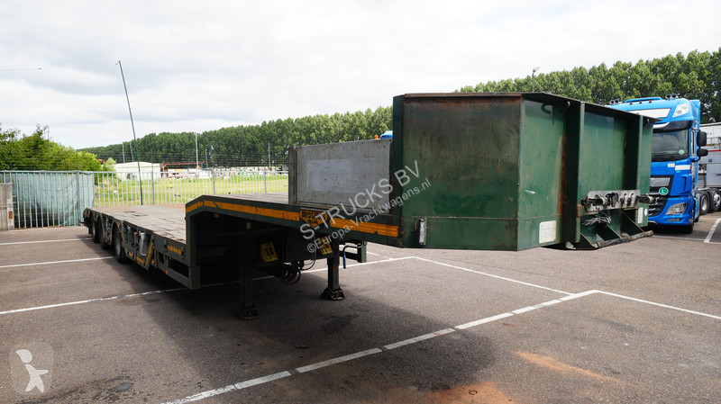 نصف مقطورة Broshuis 3 axle semi low loader...