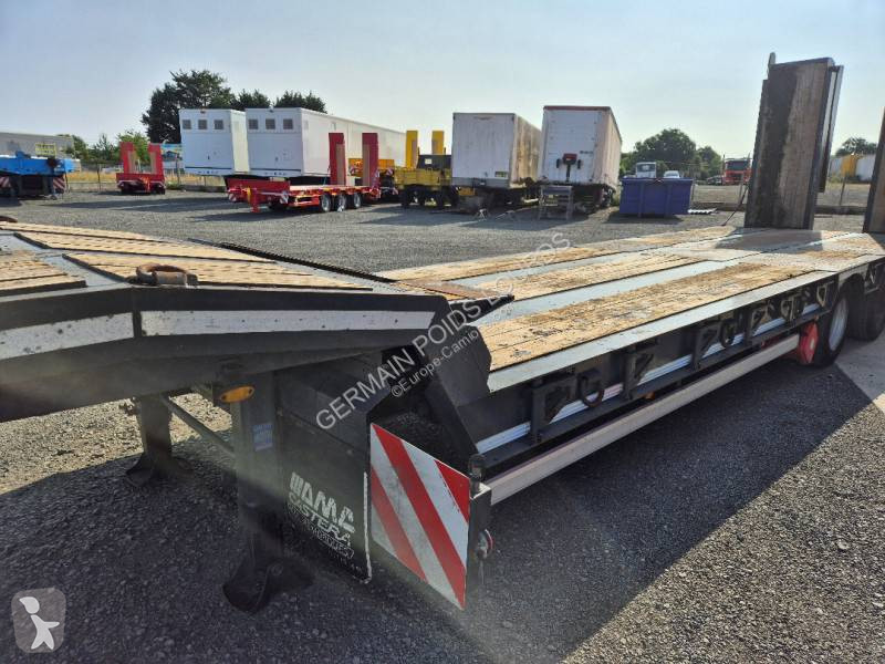 نصف مقطورة Castera Porte engin 3 essieux 54t5