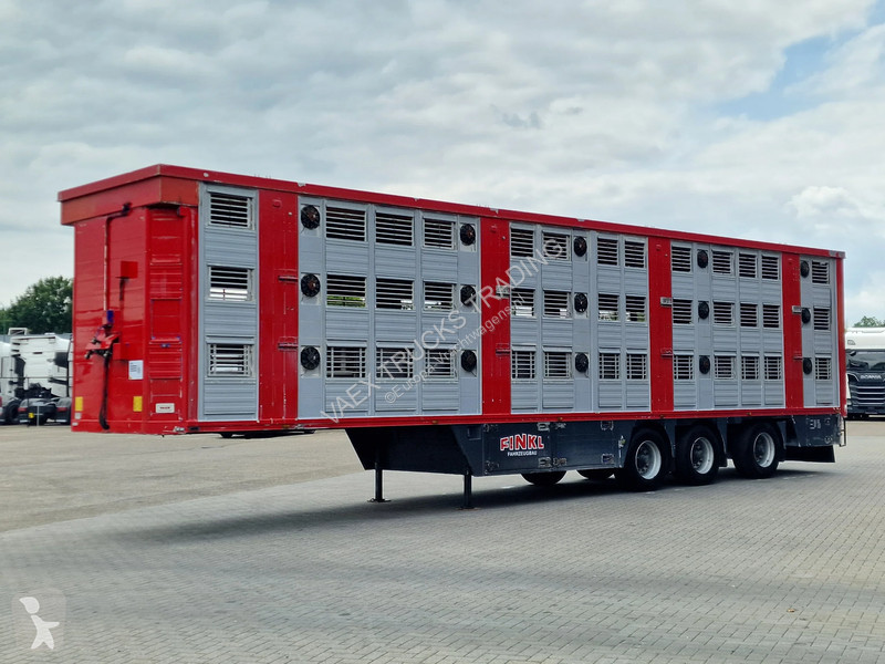 نصف مقطورة Finkl 3 deck - lift- water - vans -...