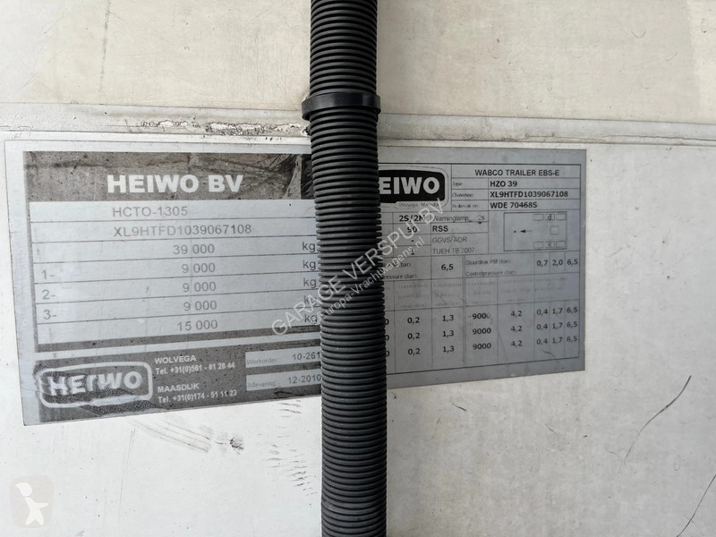 Semi remorque  HZO 39 HZO APK t/m 7-2027