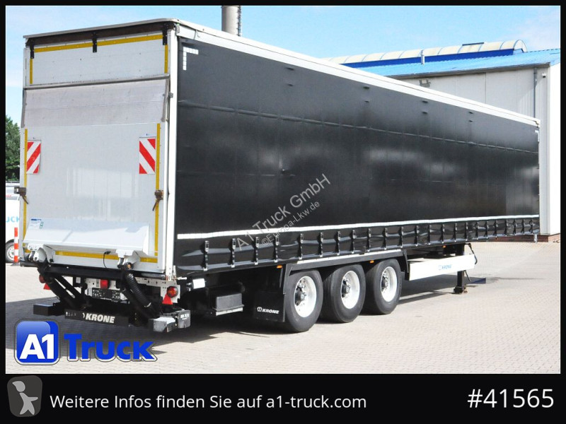 نصف مقطورة Krone SD, Getränke, Safe Curtain,...