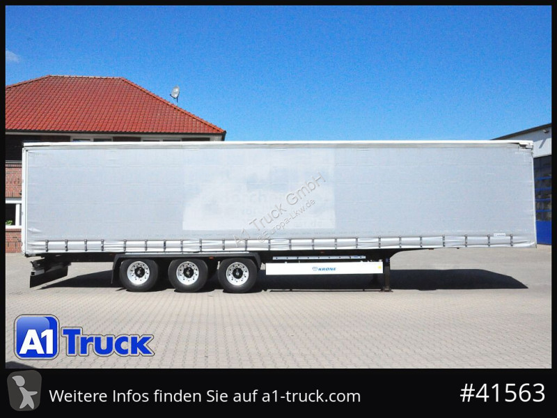 نصف مقطورة Krone SD, Getränke, Safe Curtain,...