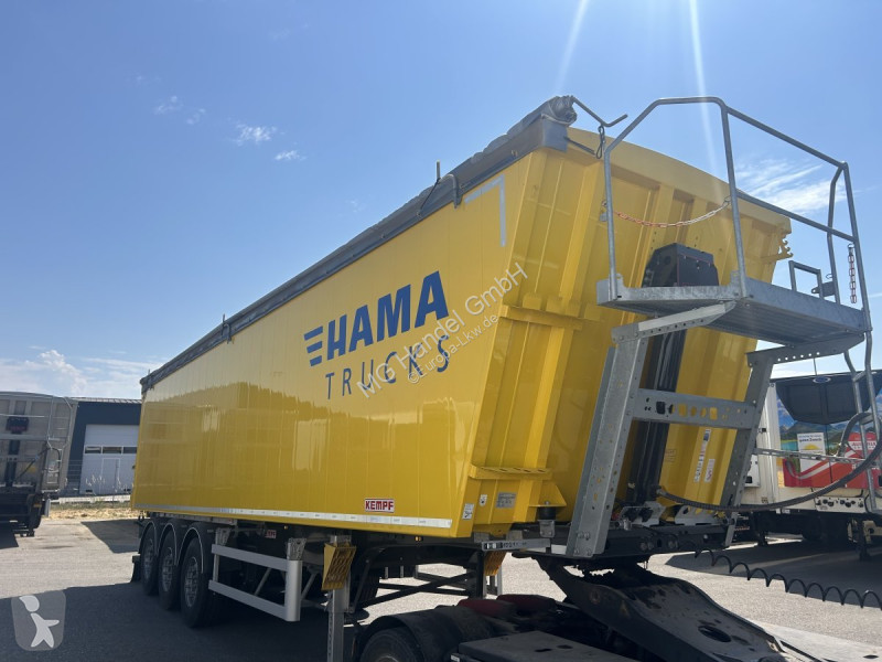نصف مقطورة Kempf SKM 39 Alu-Kastenmulde 55m³...