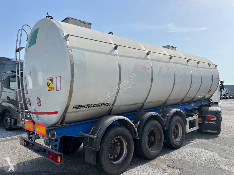 نصف مقطورة Menci SA955 - 2 scomparti inox anno...