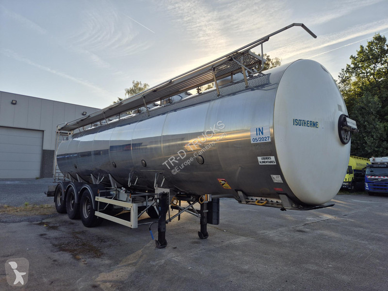 نصف مقطورة Magyar 30500L INSULATED INOX TANK -...