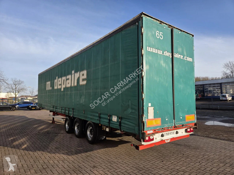 نصف مقطورة LAG 3 axle curtain trailers saf axles