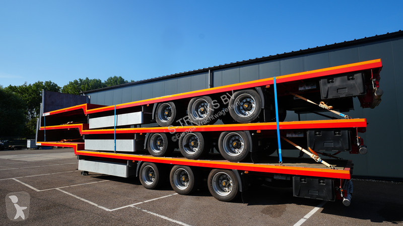 نصف مقطورة  3 axle semi low loader