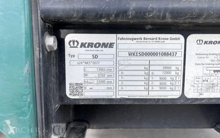 Semi remorque Krone