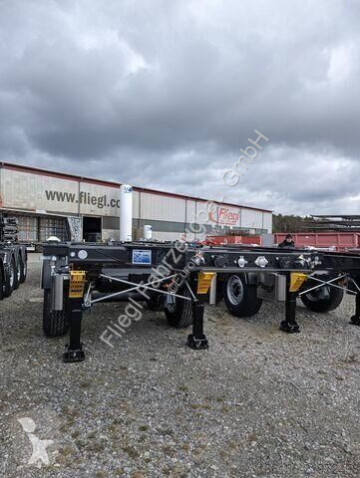 Semi remorque porte containers Fliegl