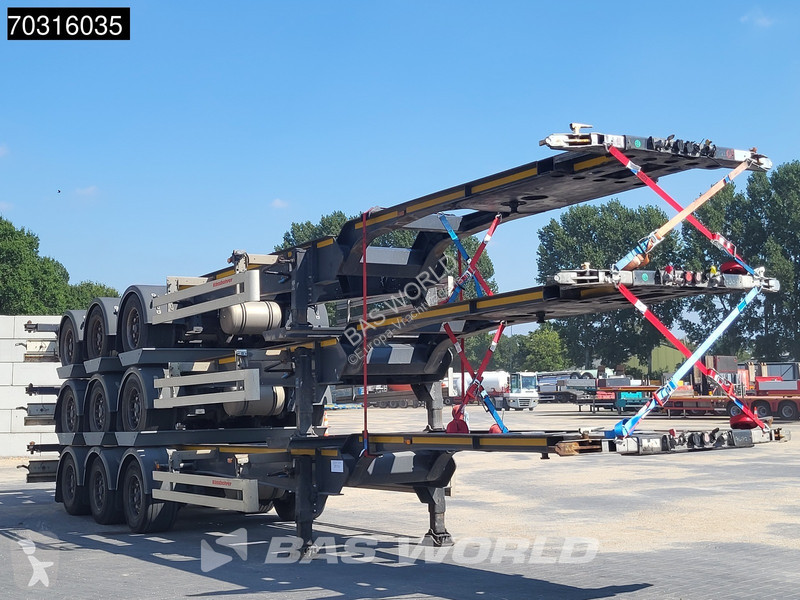 Návěs Kässbohrer CS 3 axles Lift Axle Stack