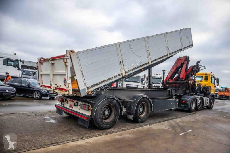 Oplegger KWB  KIPPER + CRANE/GRUE/KRAN FASSI...