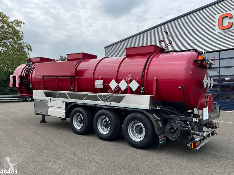 Návěs Kroll 3-assige oplegger met Zuig/Spoel...