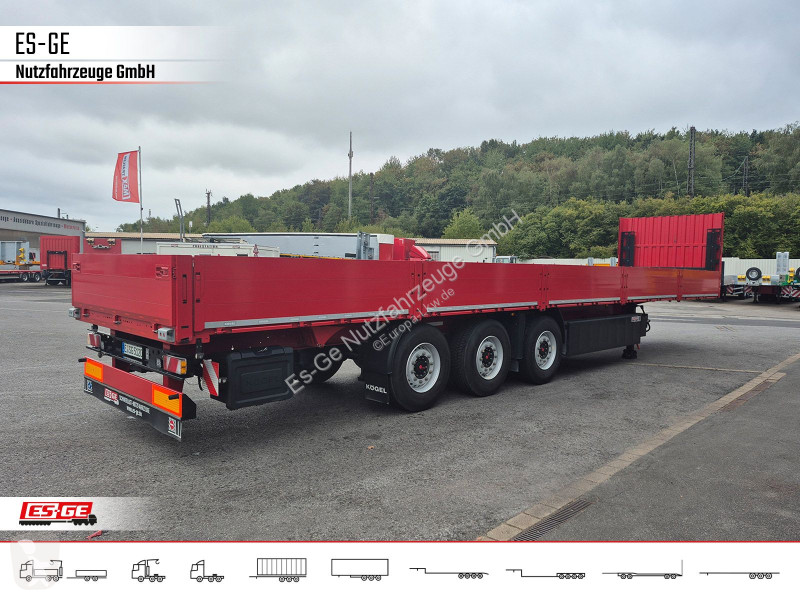Návěs Kögel Multi Chassis, verstärkt, Bordwände