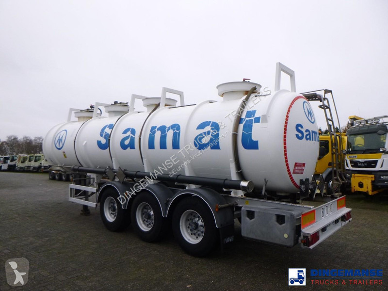 Félpótkocsi Magyar Chemical ACID tank inox 24.5...
