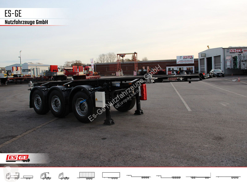 Semirremolque Krone 3-Achs-Containerchassis...