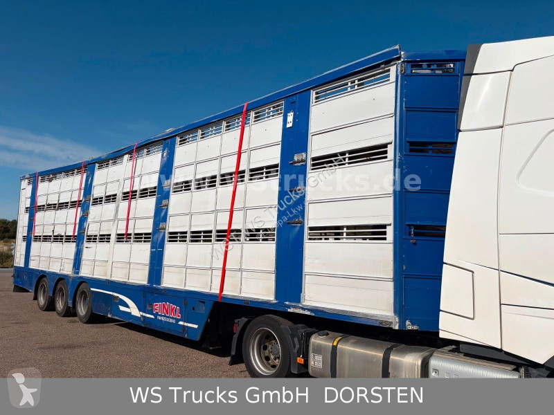 Semitrailer  Finkl  3 Stock Hubdach Typ 2...