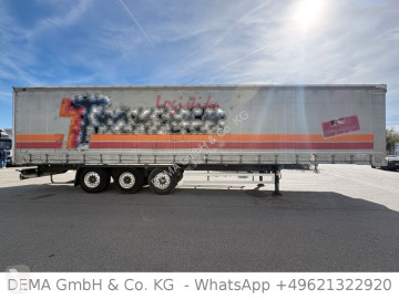 Semitrailer skjutbara ridåer (flexibla skjutbara sidoväggar) Krone