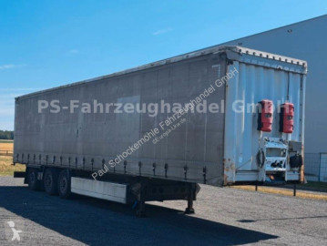 Semitrailer skjutbara ridåer (flexibla skjutbara sidoväggar) Krone