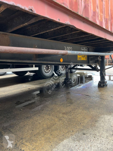 Semirremolque Van Hool 40 voet 3 asser bladvering BPW assen ZONDER container