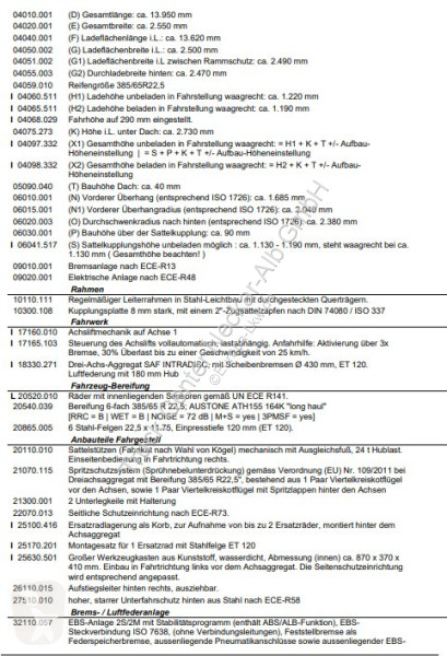 Kögel   3 Achs ISO-Koffer NEUFAHRZEUG Lift ->...