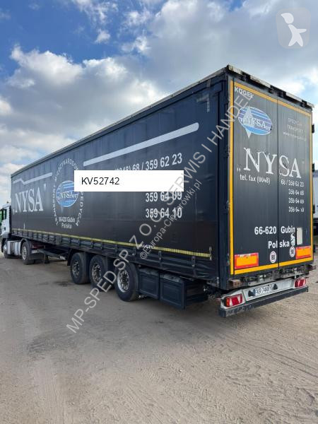 Kögel MEGA, osie SAF, 1 oś podnoszona semi-trailer