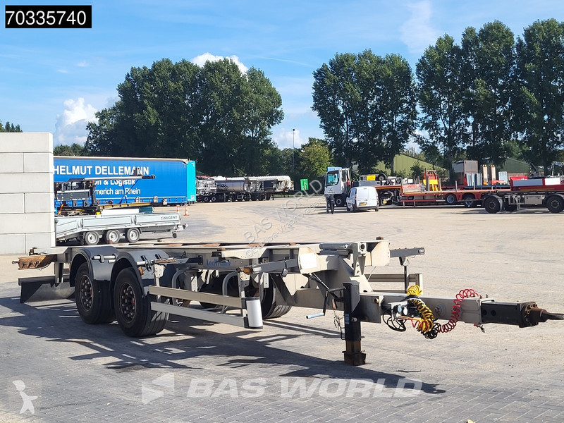 Lecitrailer R2EC BDF 20ft SAF semi-trailer