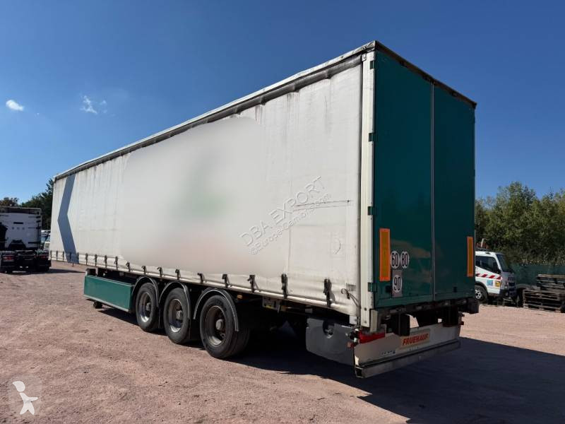 Fruehauf 3 essieux bâchée semi-trailer