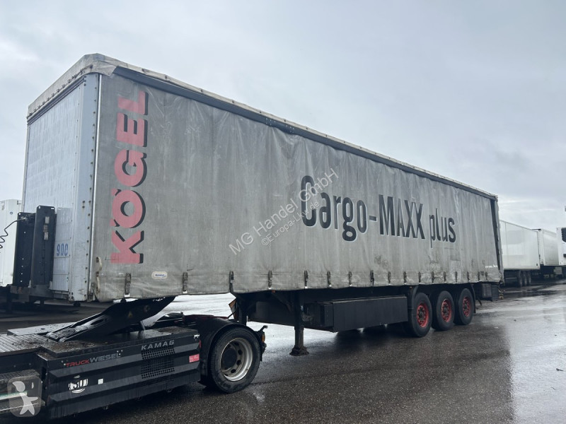 Kögel SNCO24 Tautliner, Liftachse   semi-trailer