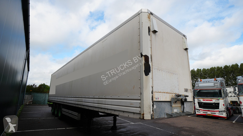 Van Hool 3 axle closed box trailer semi-trailer