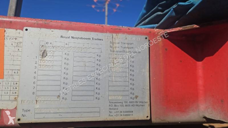 Sættevogn Nooteboom OVD-55-03V