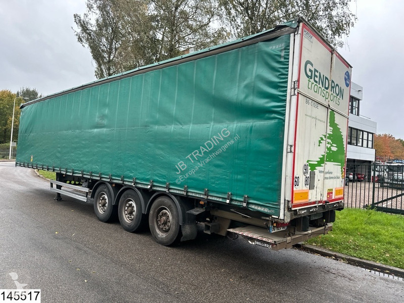 نصف مقطورة Lecitrailer Tautliner Lift Axle,...