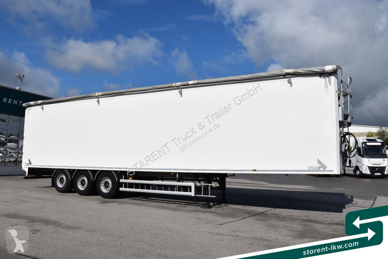 نصف مقطورة Stas 10mm 91m³ 2 x Liftachsen SAF...