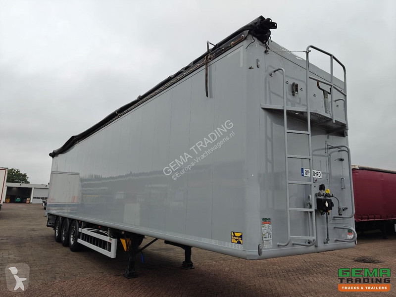 Kraker trailers 92m³ Walking floor - Galvanized...