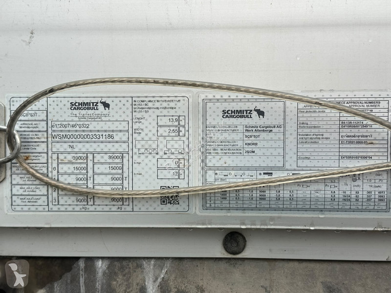 Schmitz Cargobull Schuifzeil semi-trailer