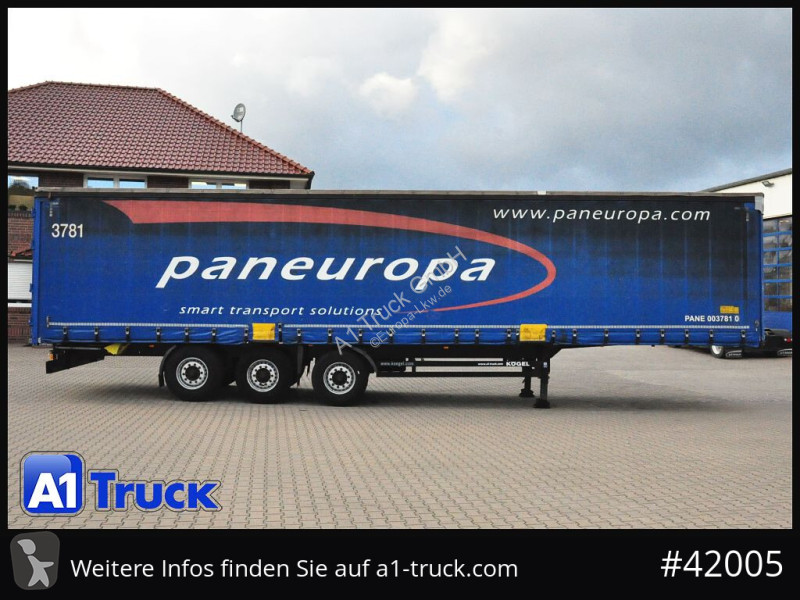 Félpótkocsi Kögel S 24 Tautliner, Code XL, BPW,...