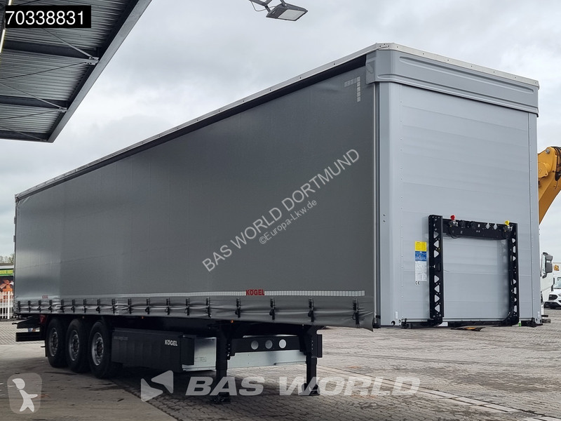 Félpótkocsi Kögel S24-1 NEW Palletkist Lift Axle