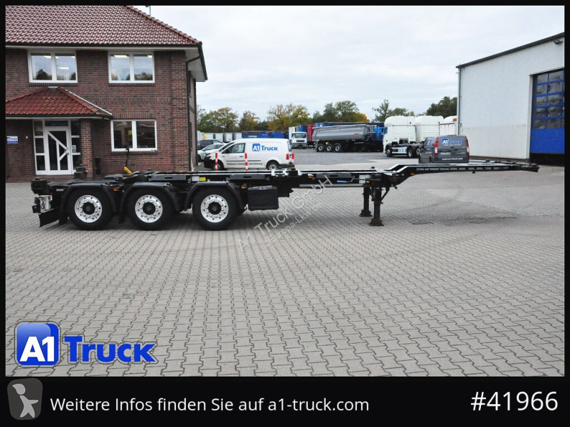 Oplegger Krone eLTU6,  Schlitten, Front und...