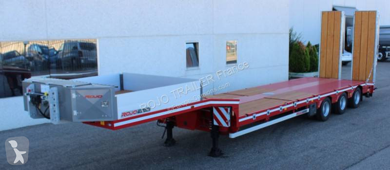 Semitrailer Rojo Trailer Porte-engins surbaissé...